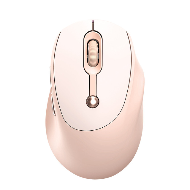 OEM Ergonomic Wireless Mouse BT5.0+2.4G Rechargeable Optical LED 1000-1600-2400 DPI 6 Buttons Type-C Portable Office Right