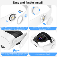 Nouvelle coque pour Meta Quest 2/3/3s, accessoires de réalité virtuelle pour accessoires de jeux vidéo