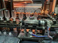 Machine de soufflage par étirage à deux cavités METO pour la fabrication de bouteilles en PET, système servo pour bouteilles de shampoing