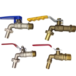 Robinet Bibcock en laiton mural moderne poignée en acier ABS poignée en fer filetage en acier bassin de jardin Machine à laver utilisation salle de bain <span class=keywords><strong>BSP</strong></span> - Product Image 5