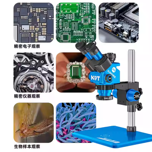 مجهر ثلاثي العينين بأشعة الشمس ، 35 + طاولة عمل كبيرة ، أداة إصلاح مرنة للمراقبة - Product Image 3