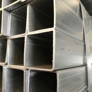 Tube perforé carré en acier galvanisé avec accessoires 20x20 60x40 40x40x3mm - Product Image 2