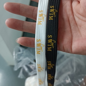 Bán Buôn Chiều Rộng 8Mm Để 15Mm Polyester Vẽ Chuỗi Túi Áo Quần <span class=keywords><strong>Nylon</strong></span> Hollow Phẳng Dây Màu Đen Dây Kéo Cho Quần Short - Product Image 6