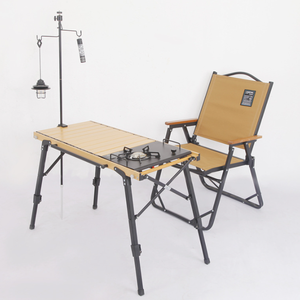 Luz al aire libre portátil Regulable de aluminio de altura ajustable extensible rollo de huevo estufa parrilla barbacoa plegable <span class=keywords><strong>Igt</strong></span> MESA DE Camping - Product Image 3