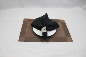 Servilleta de Lino Cuadrada Hecha a Mano con Dobladillo de Puntada Simple, Tamaño y Color Personalizados - Product Image 4