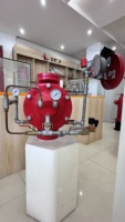 Katup Alarm Deluge Diafragma ZSFM DN100 DN150 Sambungan Alur Sistem Sprinkler Pemadam Kebakaran 1.6MPa