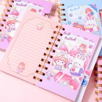 Depai Cute Station ery Spiral Notebooks 64 Blatt Kinder Mini Cartoon Tier Spiral Notebook Kinder Tasche Notebook