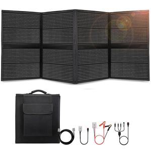 200W Mono-crystalline Portable <b>Solar</b> Panels Foldable <b>Charger</b> IP65 Waterproof 20A MPPT Controller <b>12V</b> <b>Batteries</b> Power Station - Product Image 1