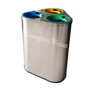 Chất lượng cao <span class=keywords><strong>120L</strong></span> inox Thùng rác Heavy Duty tam giác chất thải <span class=keywords><strong>bin</strong></span> với Cá nhân hoá tùy biến - Product Image 1