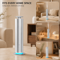Diffuseur d'arômes sans eau, commande par application, rechargeable, machine de désodorisation d'air en forme de tour pour la maison