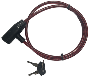 Wholesale HXC Universal PVC <b>Cable</b> <b>Lock</b> Security for Bikes Motorcycles Scooters (3.05-8x1500MM) - Product Image 1