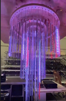 Tube LED Météore 24V 1m, Tube LED Pixel Stick 360, Lumières de Discothèque DJ, Décoration de Boîte de Nuit, Équipement d'Événement