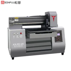 Sonpuu A3 3050 UV Printer Direct To Substrate Inkjet TX800/XP600 3050LED UV Flatbed Printer Machine 1Year Warranty
