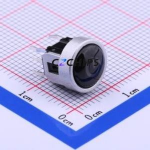 ML6-H4K12PGVA Tactile Switch Through hole Component (THT) Switch Single Pole Single Throw Round Button Through Hole 9.9mm - Product Image 1