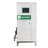 Injecteur d'engrais automatique PKYDrip-S04, 4 canaux, télécommande 4G IoT, pompe 2,2 kW, contrôle EC&PH pour l'irrigation agricole