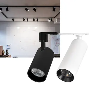 Fabrieksleverancier Oem Cob Kleur Verstelbare 360 Lineaire Focus Verlichting Spot Lamp Led Track Licht Van Hoge Kwaliteit