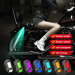 7 couleurs bouton de commutation sans fil usb rechargeable IP67 led voyant d'avertissement <span class=keywords><strong>clignotant</strong></span> pour motos - Product Image 6