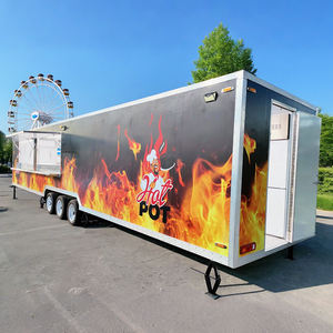 Camion de nourriture de cuisine mobile en gros restaurant entièrement équipé restauration commerciale bar à jus chariot à café remorque de nourriture - Product Image 1