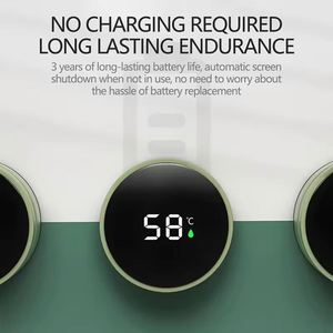 Bouteille d'eau intelligente personnalisée avec logo imprimé, en acier inoxydable, promotion, activité d'entreprise, cadeau d'affaires, bouteille d'eau intelligente à LED - Product Image 3