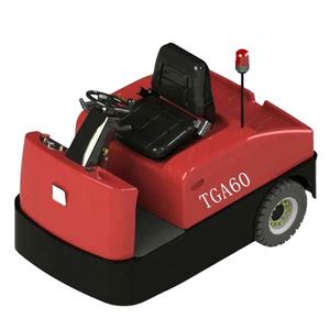 Тга-трактор приводится в движение электродвигателем, используемым для перевозки большого количества товаров - Product Image 1