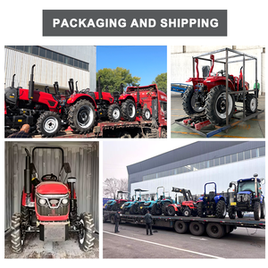Maestro tractor de ruedas 4x4 de 100HP con cabina con aire acondicionado, sistema hidráulico potente, elevación de gran altura y arranque eléctrico para tareas agrícolas modernas. - Product Image 3