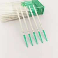 Soins quotidiens meilleure vente haleine rafraîchissante saveur menthe brosse en caoutchouc de silicone souple choix dentaires brosses interdentaires polyvalentes
