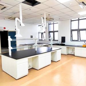 Mavi laboratuar tezgahı ortaokul bilim laboratuvar mobilyası gaz musluklar ile bilim laboratuar tezgahı - Product Image 6