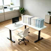 Vente en gros de cadre de bureau en forme de L de qualité supérieure, économique, avec logo personnalisé, 3 pieds, largeur réglable