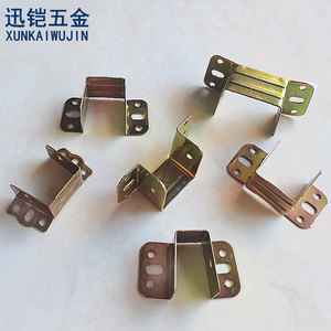 Bisagra para Muebles Xunkai Wujin, 2.5 mm, Acero Laminado en Frío, Estampado Industrial, Soporte de Montaje Superficial Duradero para Soporte de Cama de Madera - Product Image 4