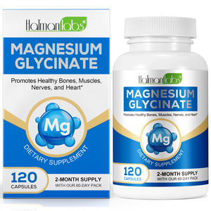 Hatmanlabs 120 Kapsul Mendukung Kesehatan Tulang, Otot, Saraf, dan Jantung Kapsul Magnesium Glisinat Kapsul Magnesium Bisglisinat - Product Image 5