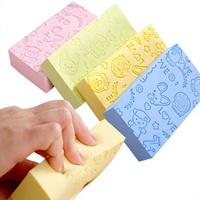 Éponge de douche longue et douce en PVA, exfoliante, pour le bain et le gommage