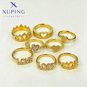 XUPING Jewelry Wholesale China Classic Wedding Engagement Women Men Couple Set Fashion Hand <strong>24K</strong> <strong>Gold</strong> Color Plated <strong>Ring</strong> - Product Image 1