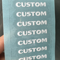 Pegatinas de logotipo 3D hechas a medida, varios colores, nombres, corte láser, letras divididas tridimensionales, marcas comerciales, etiquetas de embalaje