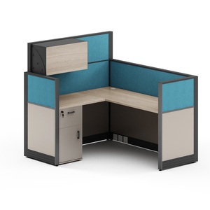 Modular Office Partition Open Office Workstation for 2 4 6 Person Office Table Modern Workstation Desk - Product Image 4
