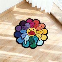 Handgefertigter KAWS-Stil Tufting-Teppich in Figurenform für Hypebeast Wohnzimmerdekoration