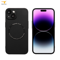 Étui de téléphone portable PC Durable de luxe pour iPhone 14 avec protection de caméra en caoutchouc INS Sublimation vierge galvanoplastie