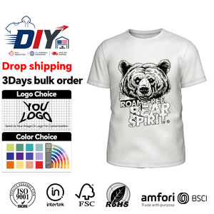 T-shirt Oversize da <span class=keywords><strong>Uomo</strong></span> con Logo Personalizzato, 100% Poliestere, 180g, Stile Vintage, Maniche Corte e Spalle Scese - Product Image 1