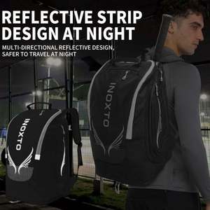 Free Sample 2024 Custom Logo Outdoors <b>Sports</b> Backpack Tennis Equipment Sling Pickleball <b>Bags</b> Padel Racket <b>Bag</b> for <b>Women</b> - Product Image 5