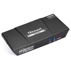 Divisor hdmi 1 em 2 hdcp 2.2, 1x2 hdmi divisor 4k @ 60hz com função cec