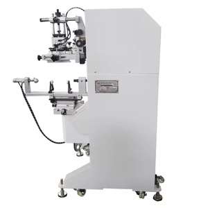 Nueva Máquina de Serigrafía Semiautomática para Superficies Cilíndricas Curvas, Impresora Neumática Multifuncional para Etiquetas en Frascos y Tubos de Plástico - Product Image 5