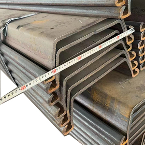 Useds laminés à chaud 400x125x13mm 12 mètres de pieux concrets de tôle d'acier d'U - Product Image 1