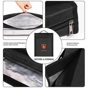 Portable Office Business Style <b>Document</b> <b>Bag</b> Waterproof and Fireproof with Zipper for File Collection - Product Image 5