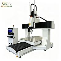 Máquina de Tallado y Grabado CNC Automática de 5 Ejes, Diseño Especial, Venta Directa de Fábrica, Husillo de Alta Velocidad para Madera