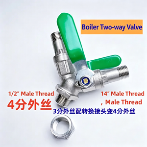 Robinet à levier en acier inoxydable 1 pièce, filetage femelle NPT BSP, passage complet, pour eau, gaz, huile, avec poignée durable, kit d'utilisation pour tuyauterie - Product Image 5