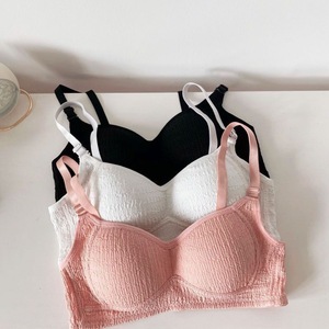 Ropa Interior Femenina <span class=keywords><strong>Japonesa</strong></span> Sin Costuras, Sujetador Delgado con Efecto Push-Up para Senos Pequeños, Sin Aro, Gran Compresión, Fabricante - Product Image 2