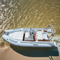 16FT Made in China Fabrik preis High Speed Rib480 Boot mit Außenborder Motor Jet Boot Motor Verkauf kleines Glasfaser boot