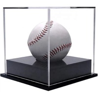Rubik's-Cube empilable pour Baseball, mallette transparente en plastique, présentoir pour Baseball, boîte de rangement pour balles commémoratives, boîte en acrylique