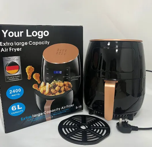 Khuyến mãi nóng 4.5L Bán buôn Lò nướng điện không dầu, khỏe mạnh, màu xanh ngà, hình tròn, tự động tắt, hiển thị kỹ thuật số, máy chiên không dầu kỹ thuật số - Product Image 6