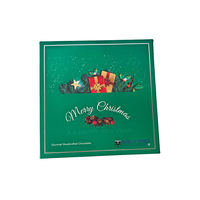 Boîte à chocolat personnalisée de luxe écologique avec logo - Emballage cadeau de marque en carton ivoire pour la vente en gros