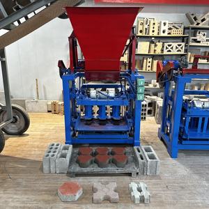 Machine de fabrication de briques multifonctionnelle pour la production de briques de pavage, types de briques 4-35, machine à fabriquer des briques à trémie, machine de formage de blocs de ciment - Product Image 1